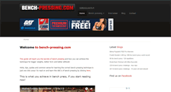 Desktop Screenshot of bench-pressing.com