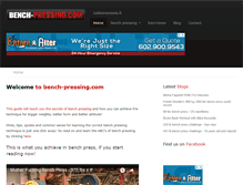 Tablet Screenshot of bench-pressing.com